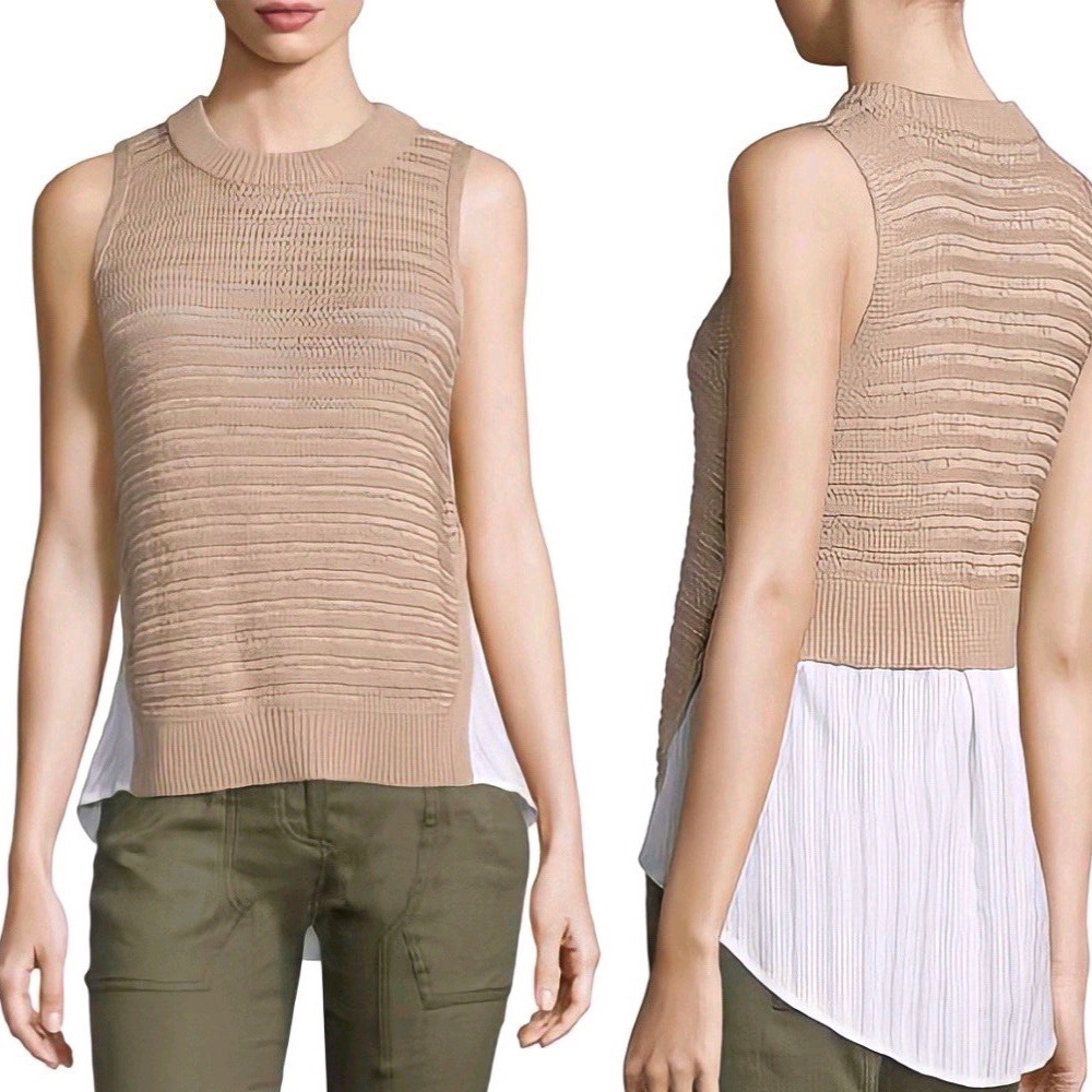 Veronica Beard South Beach sleeveless combo tank